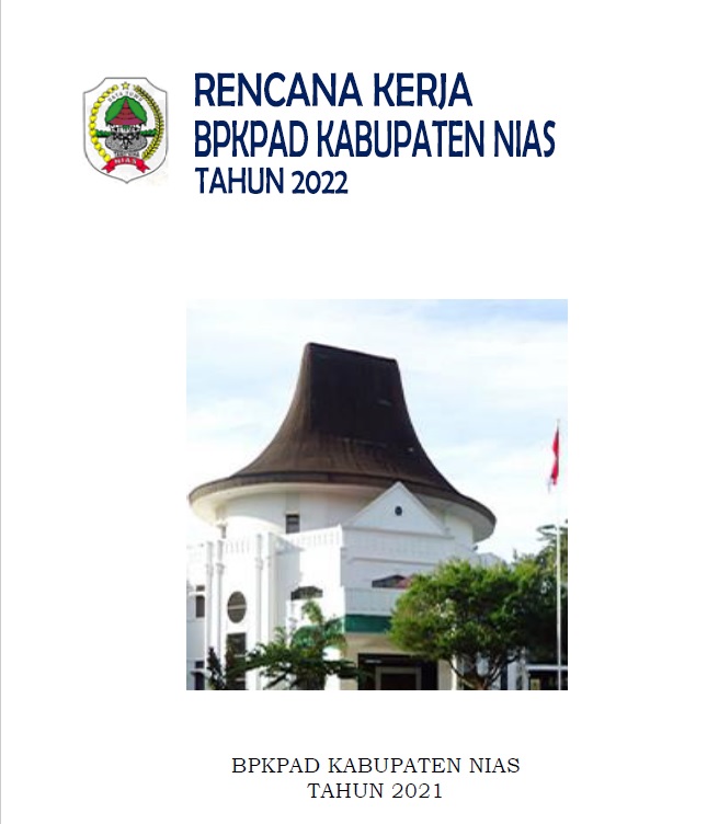 Renncana Kerja BPKPD Kab. Nias Tahun 2022